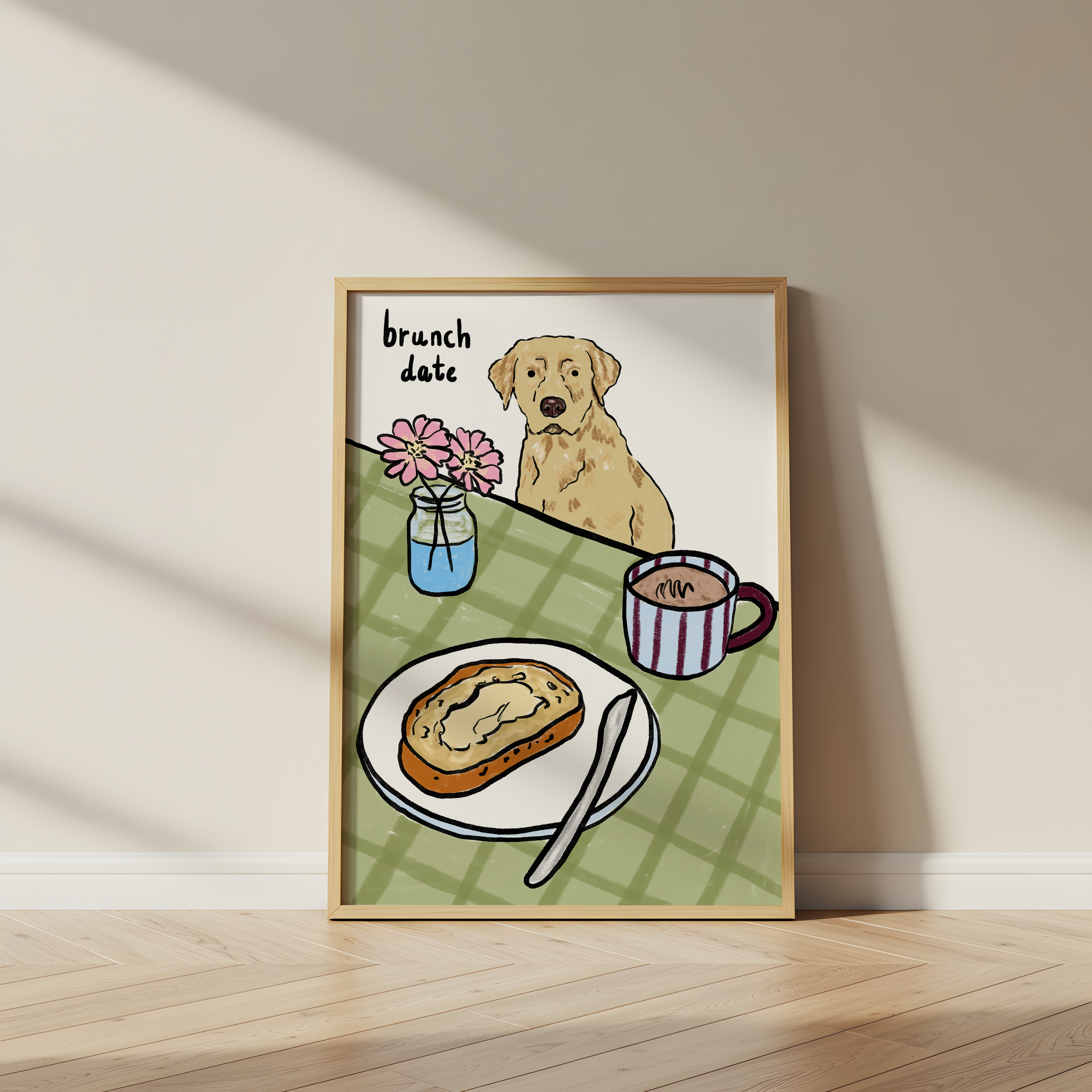 Brunch Date Labrador Print