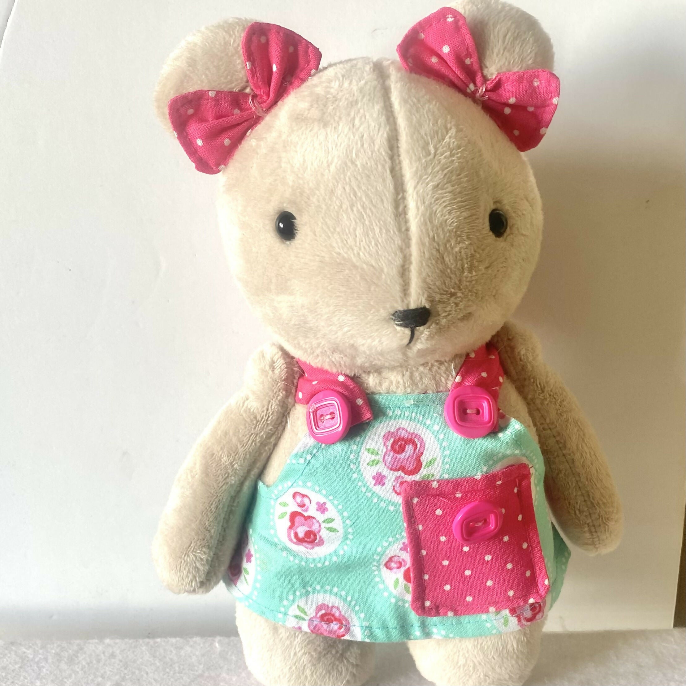 Teddy in Green Dress Soft Toy
