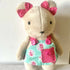 Teddy in Green Dress Soft Toy