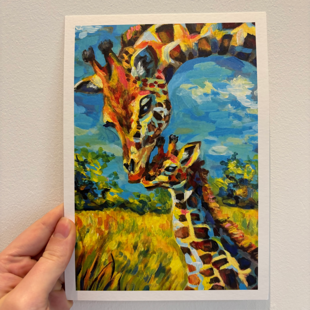 A5 Giraffe Print