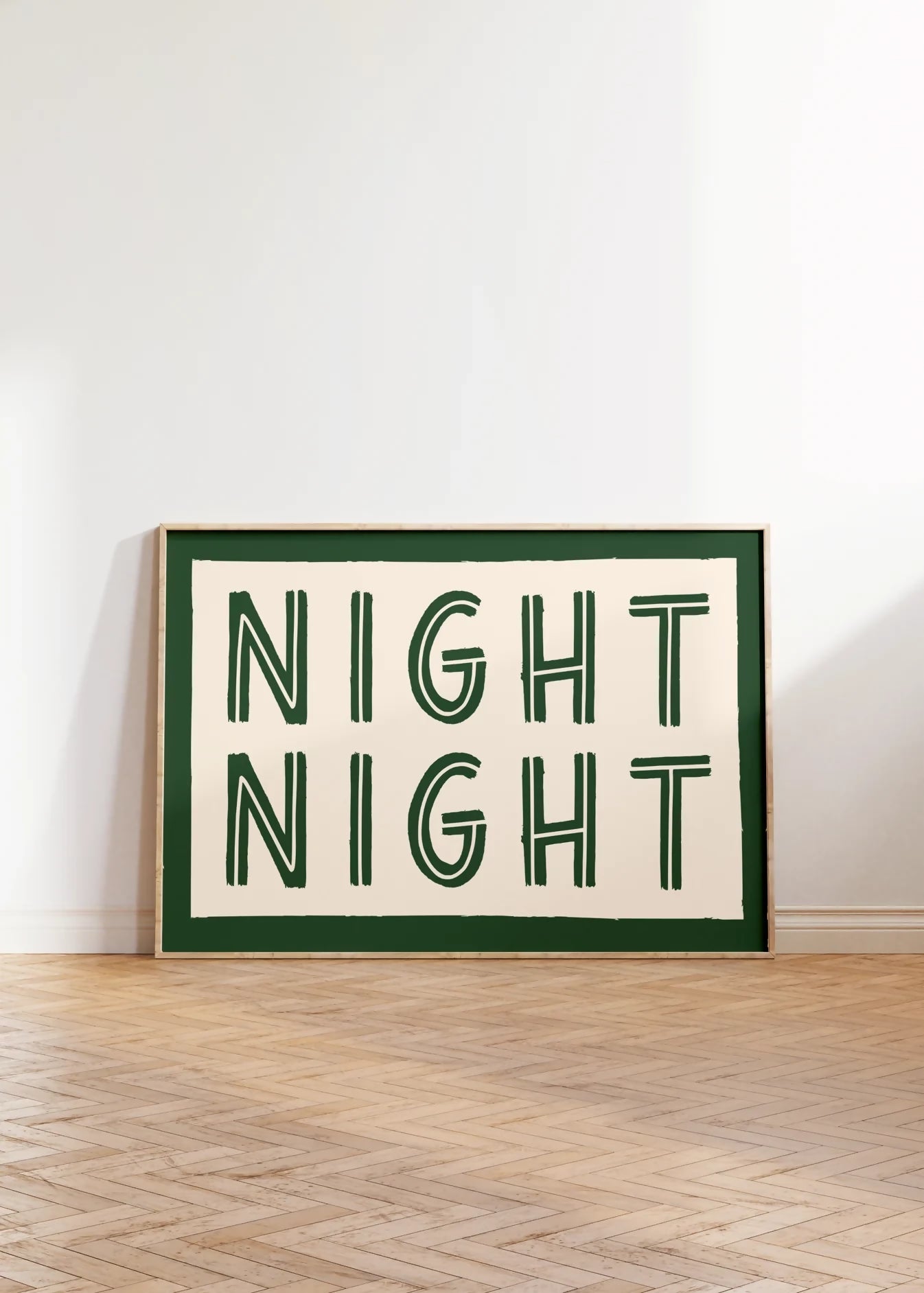 NIGHT NIGHT WALL ART PRINT