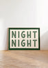 NIGHT NIGHT WALL ART PRINT