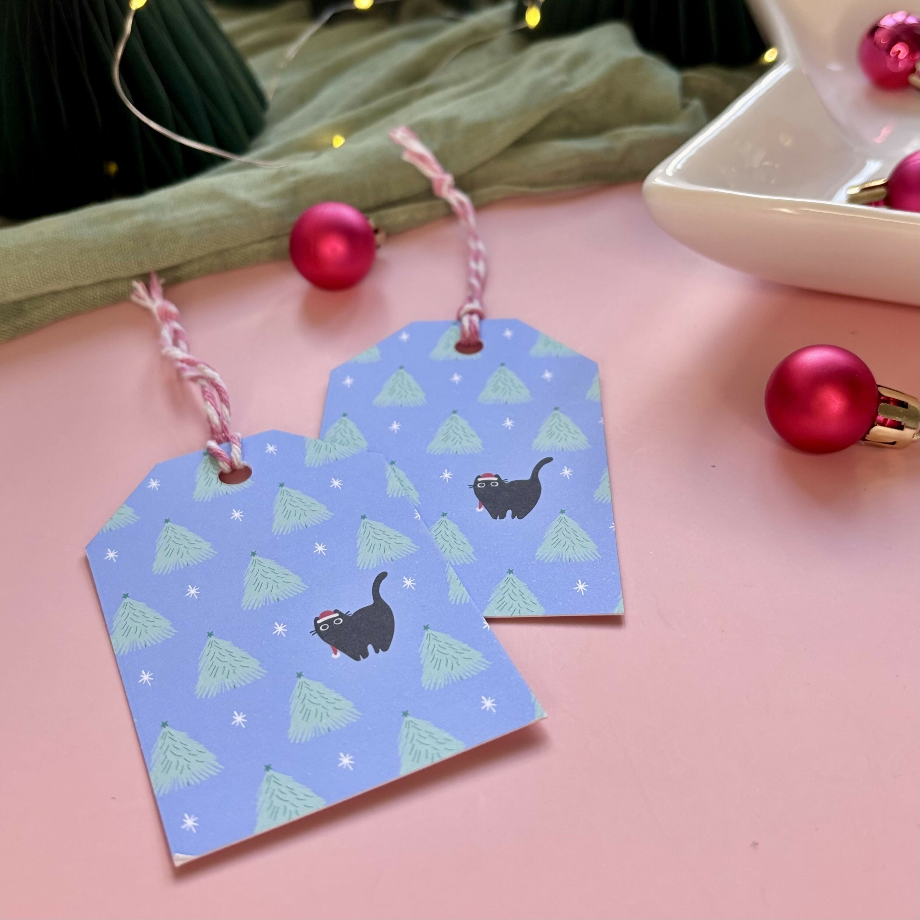 Meowy Christmas Gift Wrap Set