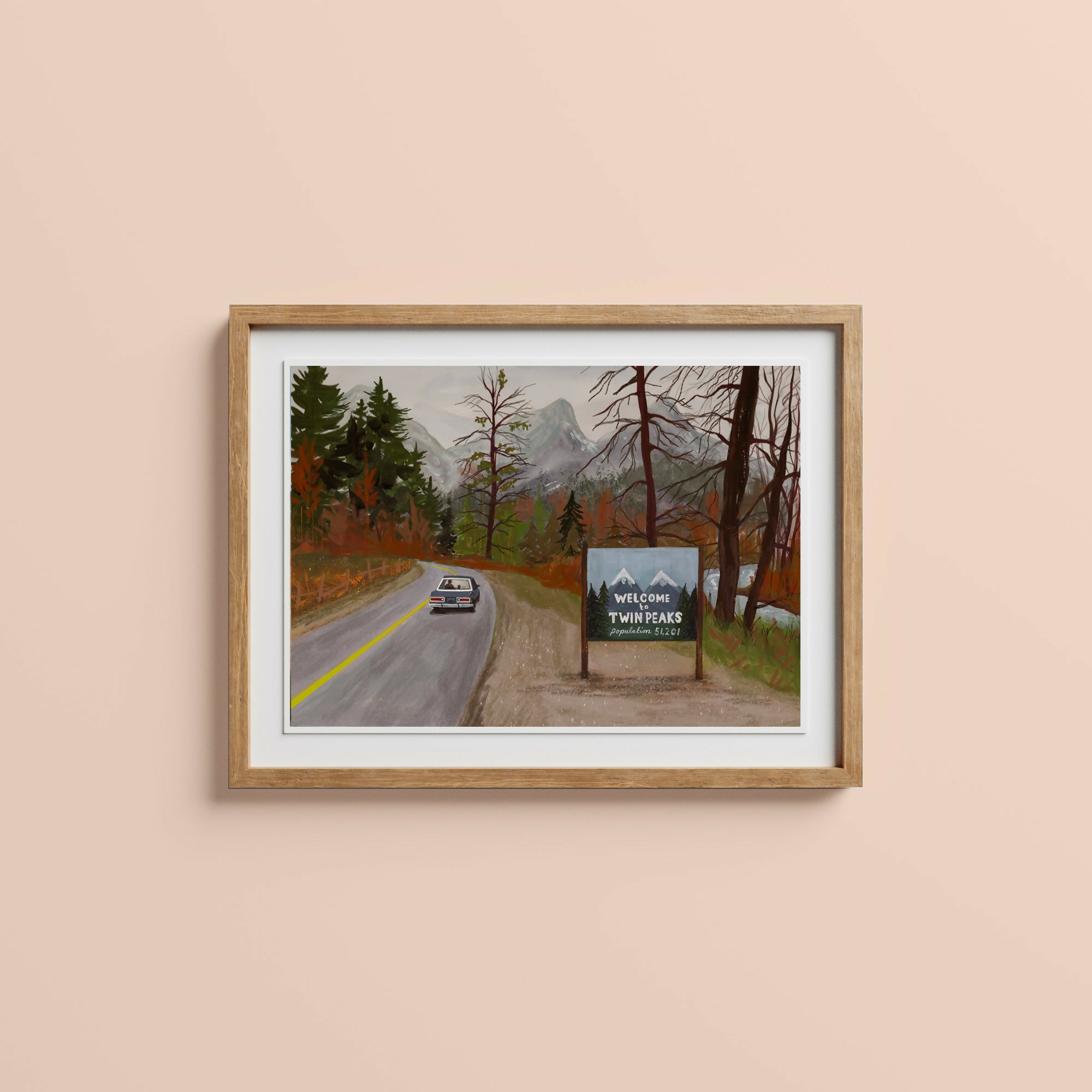 Twin Peaks Art Print