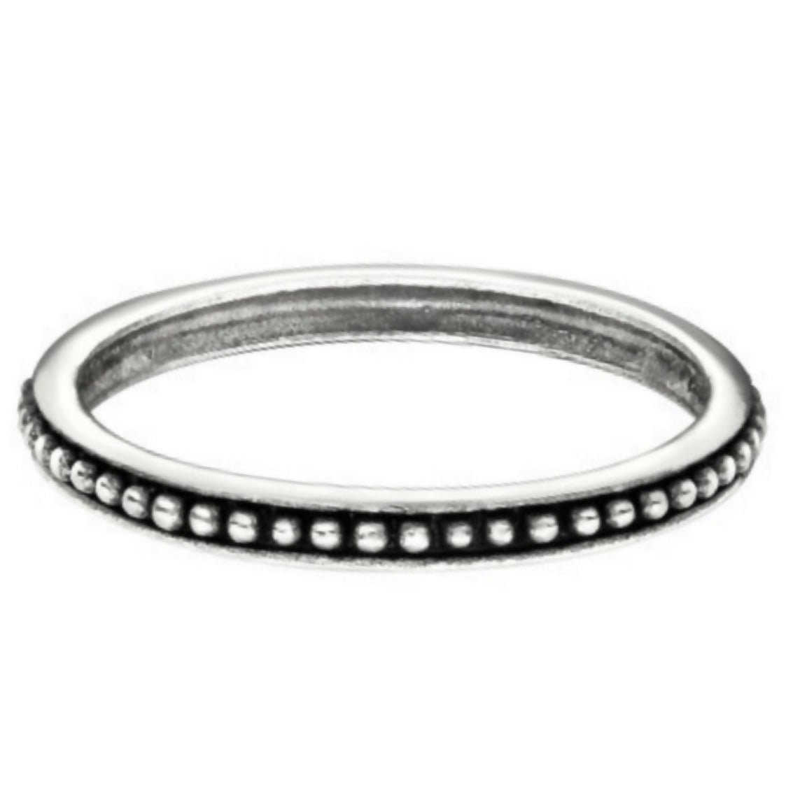 Sterling Silver Milgrain Stacking Ring