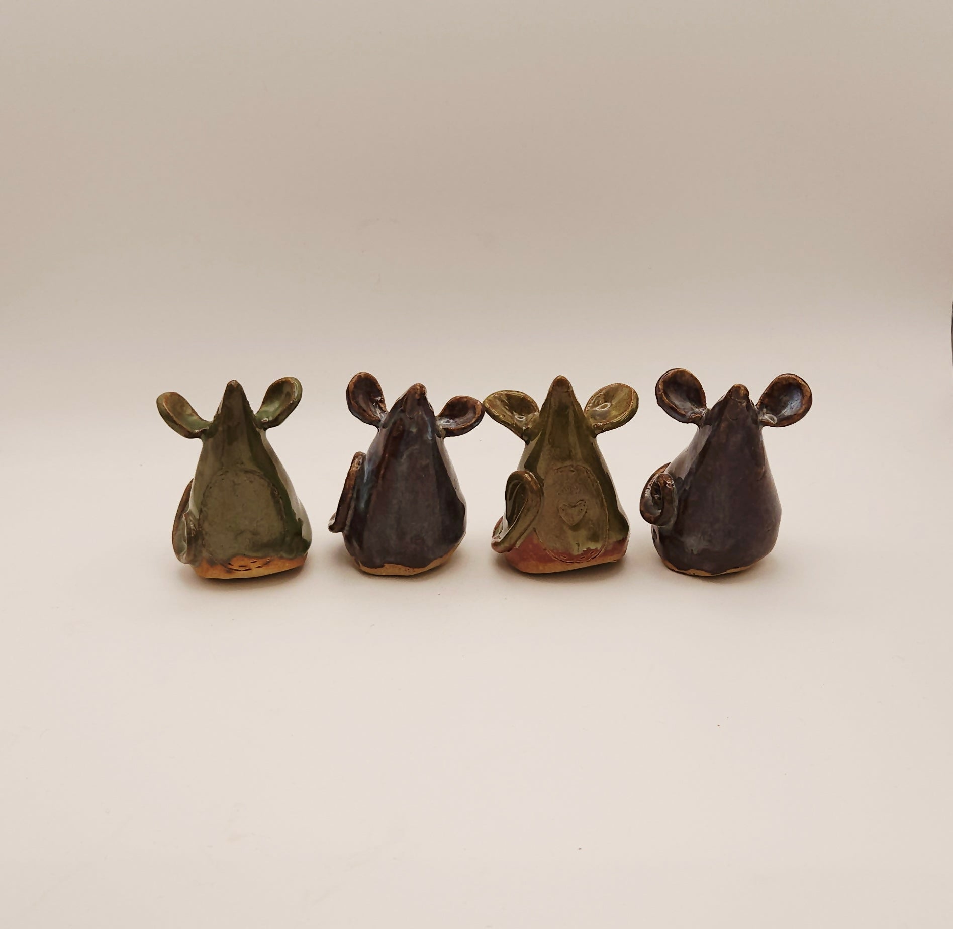 Glazed Ceramic Mice
