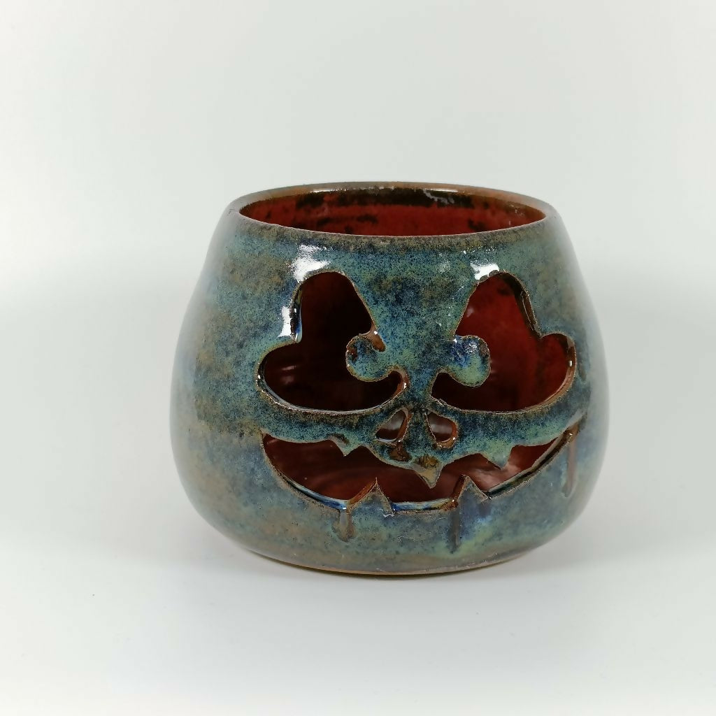 Ceramic Pumpkin Tea Light Holder