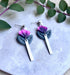 Tulip Flower Polymer Clay Earrings