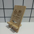 Keep Smiling Bamboo Mobile Phone Stand Holder