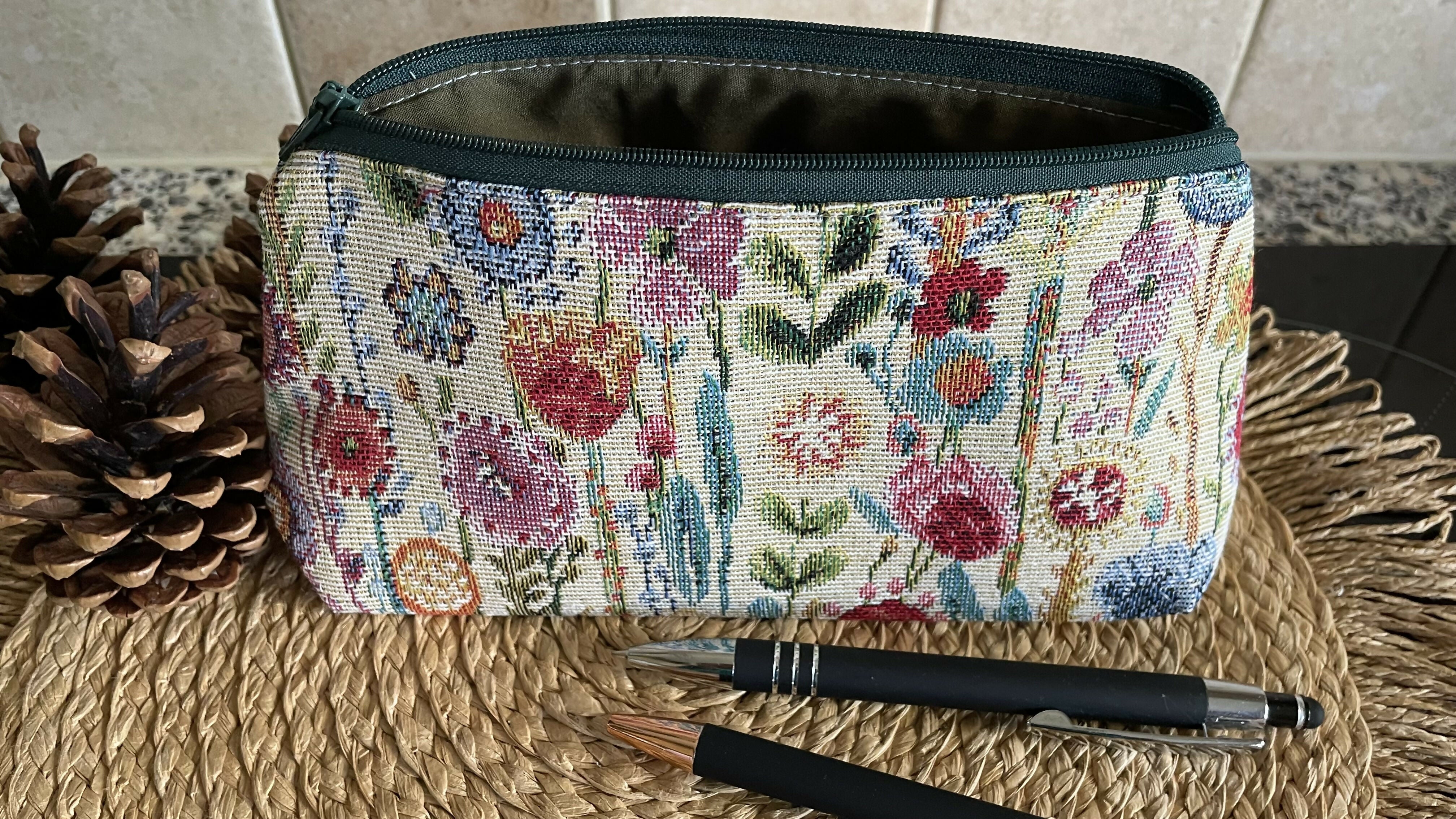 Kew Gardens Floral Cosmetics Bag/ Pencil Case