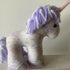 Small lilac and pink unicorn