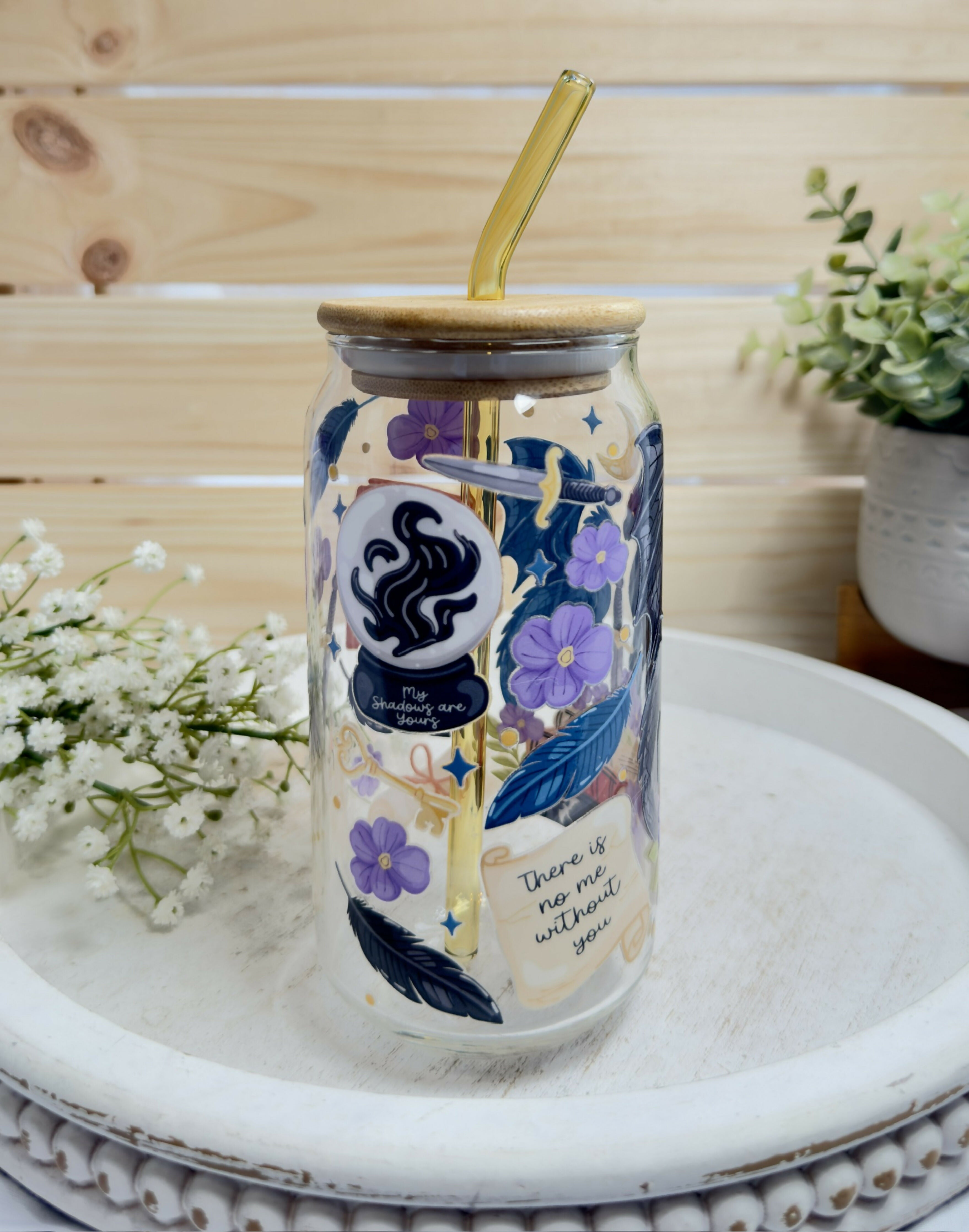 Glass Can Heart of Dragons Fantasy