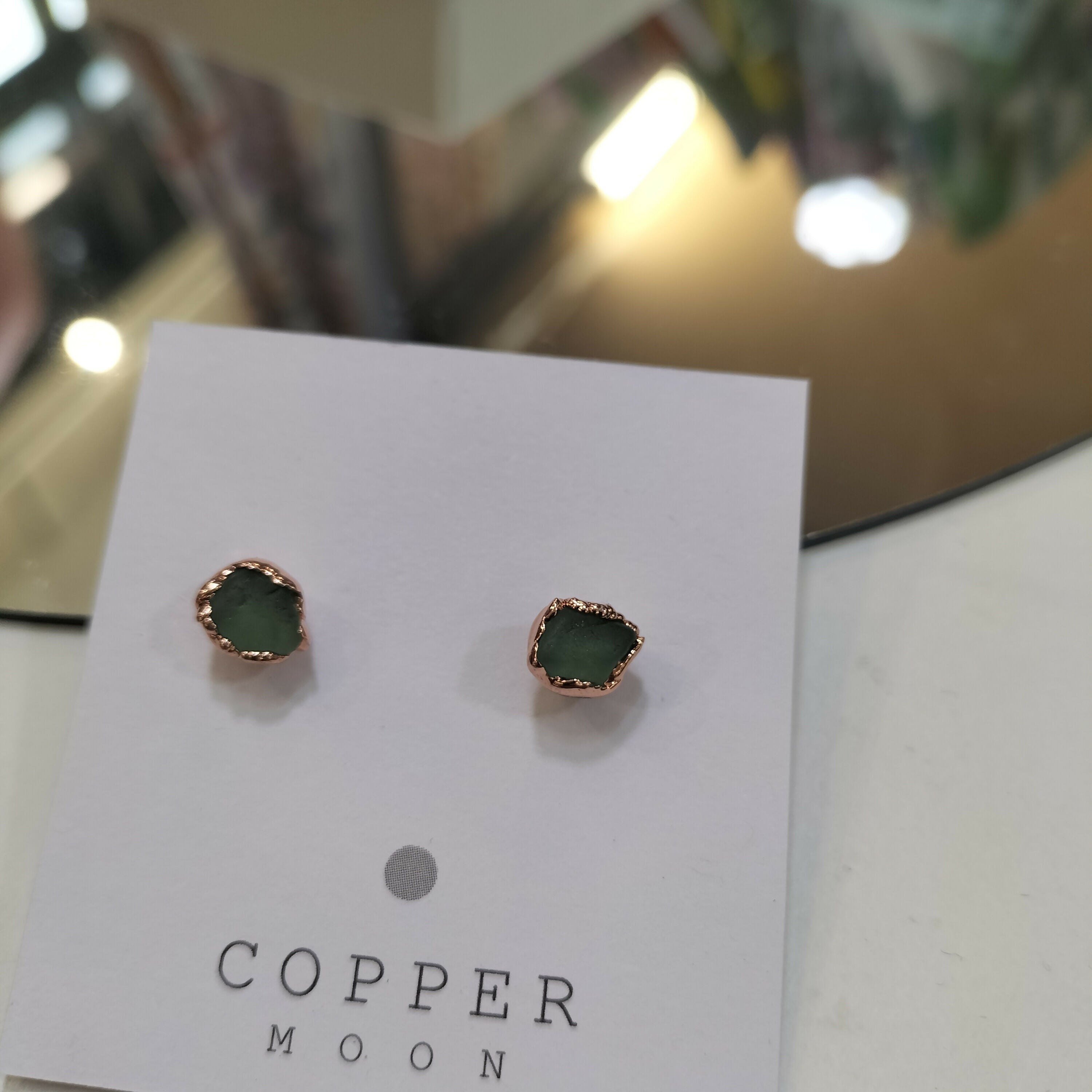 Seaglass Studs