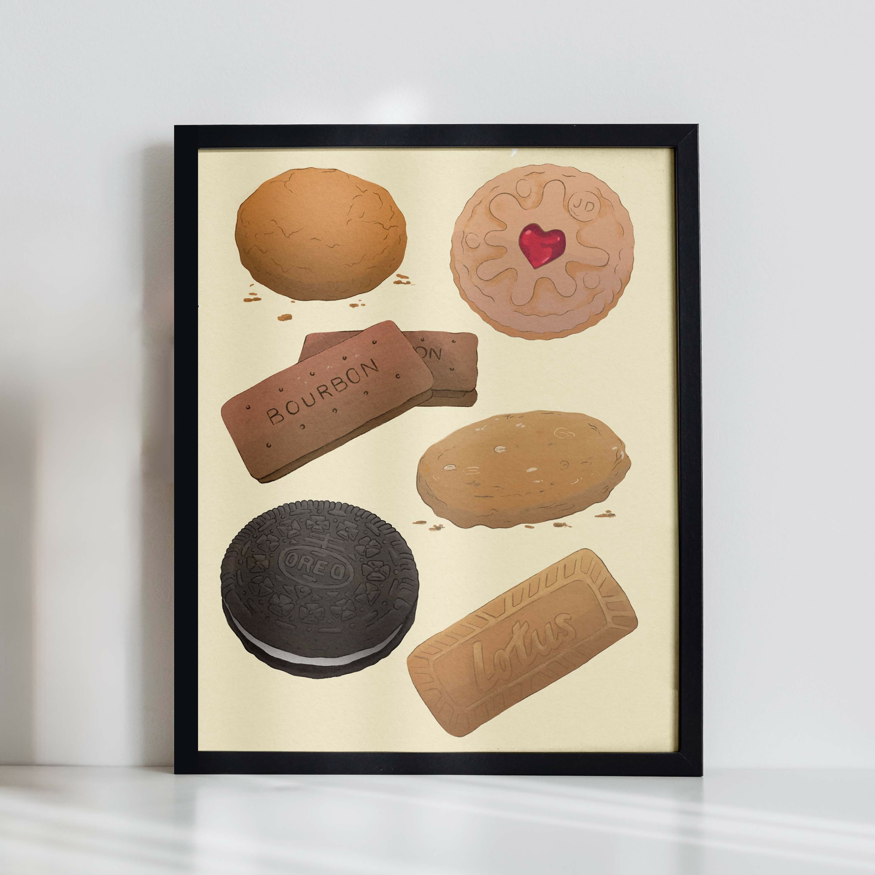 Accidentally Vegan Biscuits Print A4