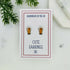 Beer/lager Stud Earrings