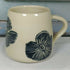 Black Slip Flower Mug