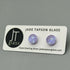 Pastel Dichroic Fused Glass Sterling Silver Stud Earrings - Handmade by Jade Tapson Glass.