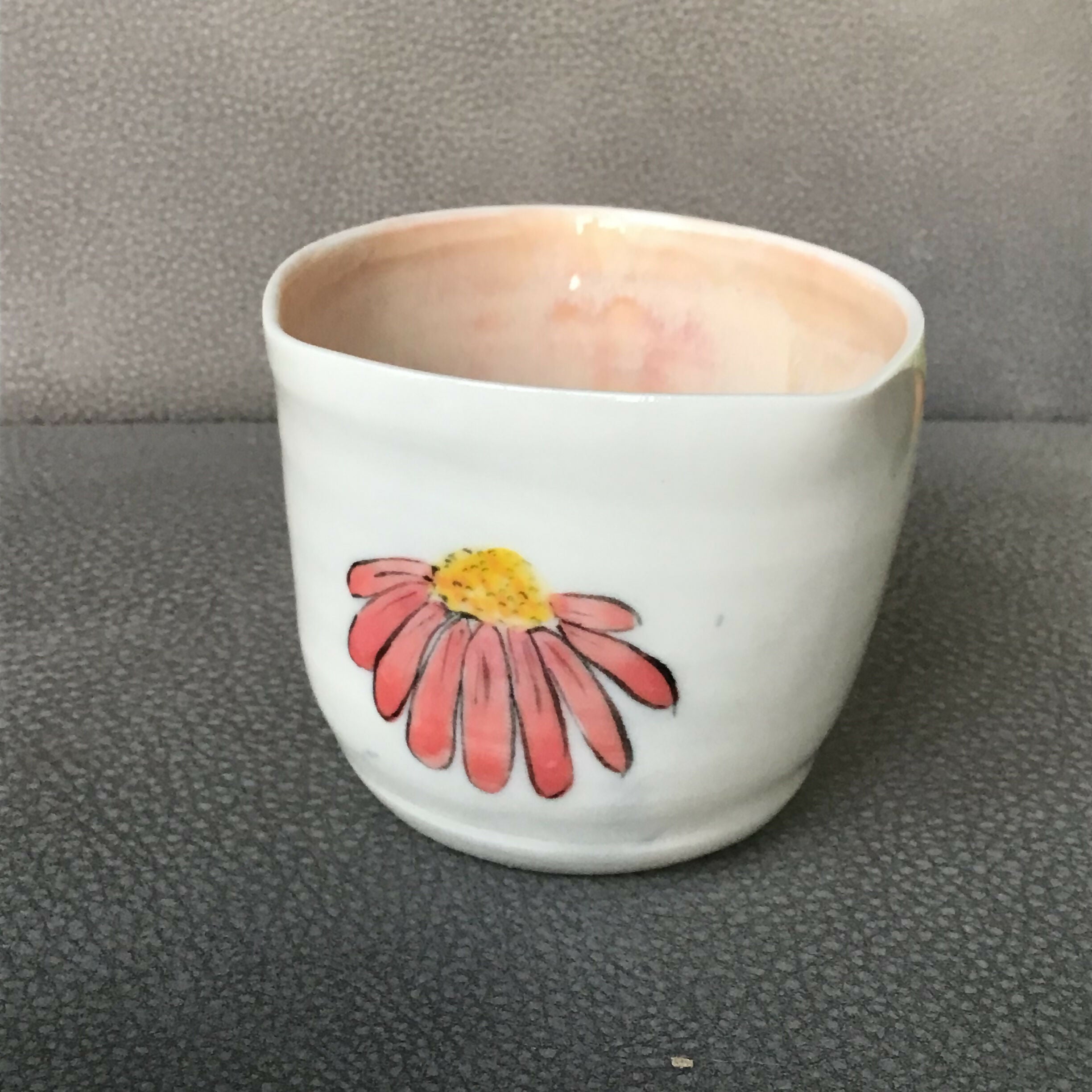 Porcelain Handpainted Flower Pot