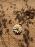 Daisy Pendant Necklace on Gold Chain