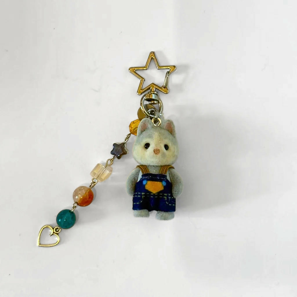 Baby Husky Trinket Keychain