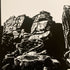 Stanage - A3 Hand Carved Lino Print On Card