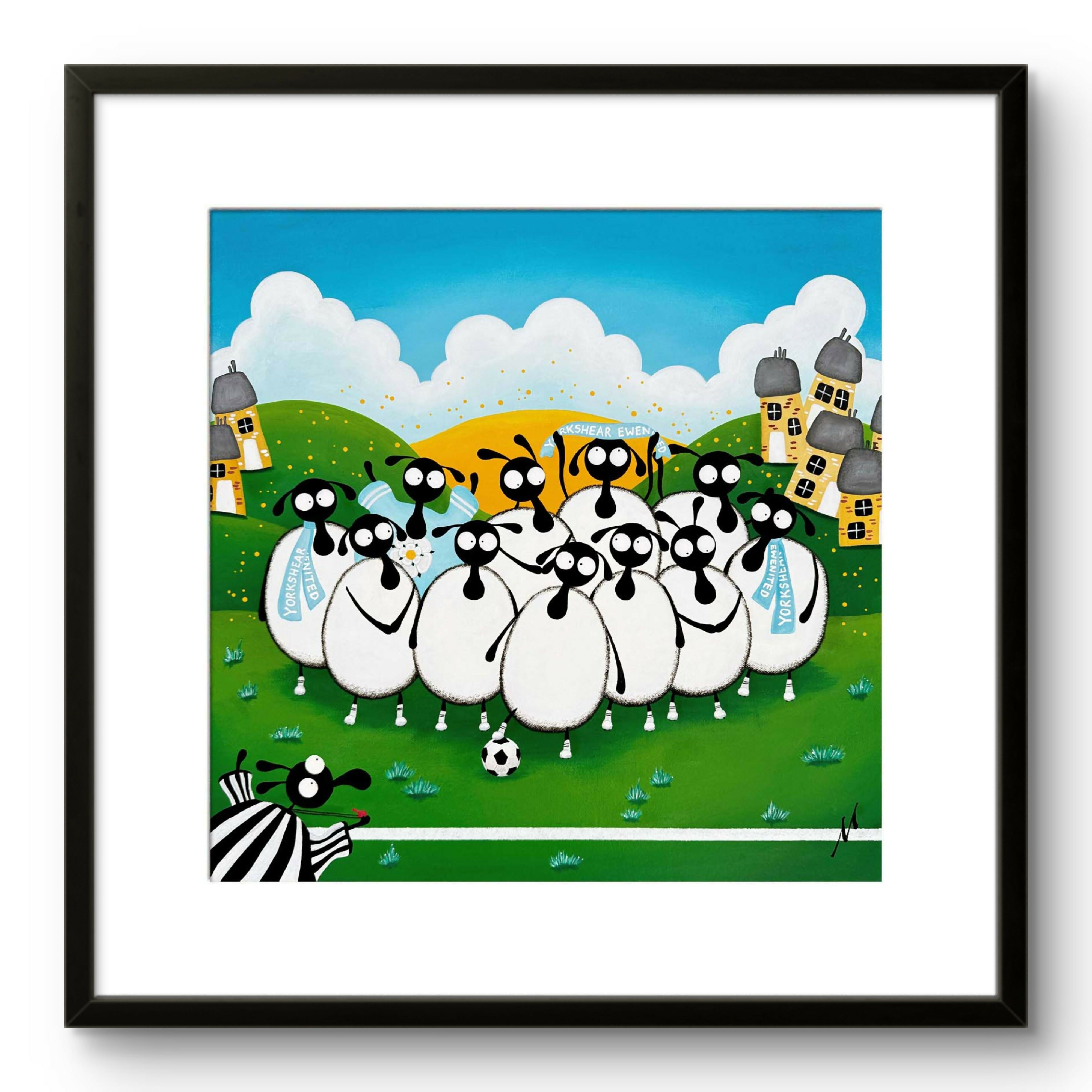 Yorkshear Ewenited - 20” Framed Limited Edition Print