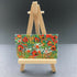 Poppies And Daisies Mini Oil Painting Fridge Magnet