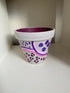 Purple Pink Leopard Pot