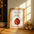 Snug As A Bug Ladybug Print