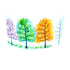 Fused Glass Four Seasons Curve (Large)