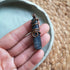 Blue Kyanite & Copper Spiral Pendant & Suede Cord