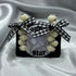 Incisor Tooth Black Bow Hairclips