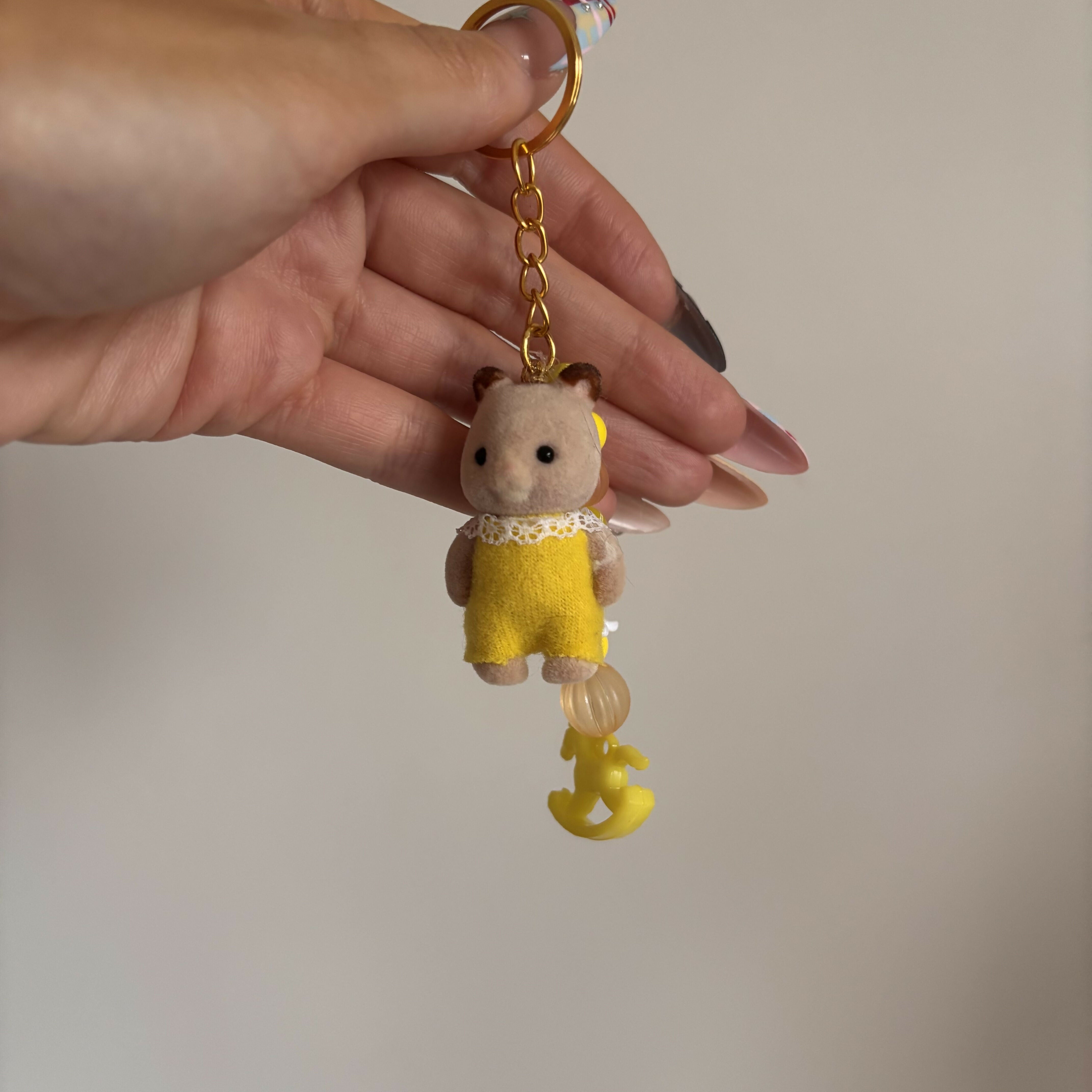 Yellow Bear Keyring