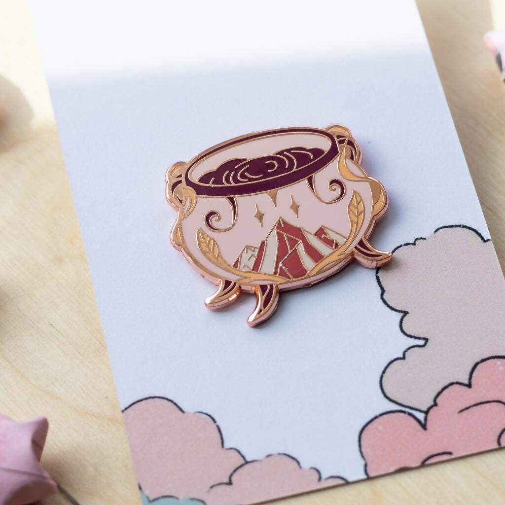 Cauldron Enamel Pin