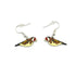 Gold Finch Dangle Earrings