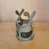 Leaping Hares Tealight Holder