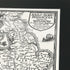 Anglo Saxon Britain Map Hand Drawn Fine Art Print