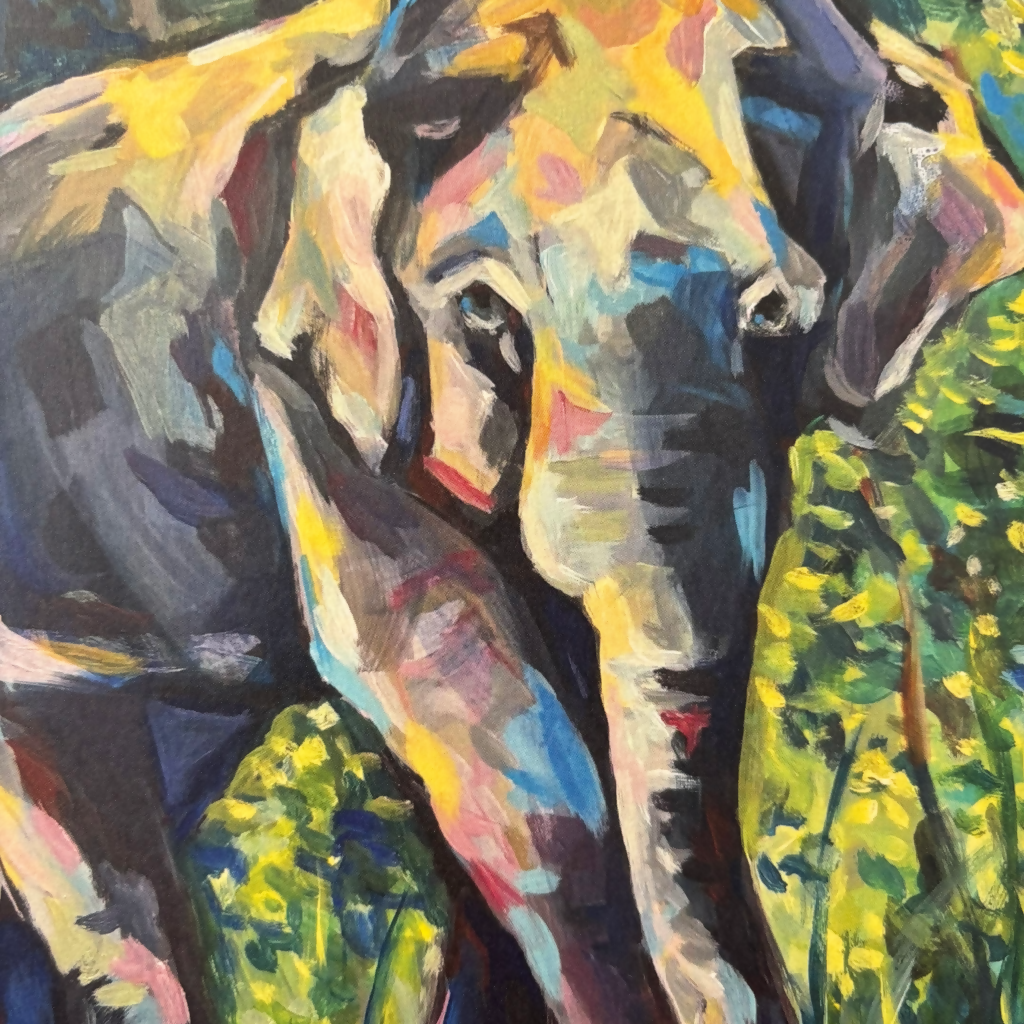 A4 Elephant Print