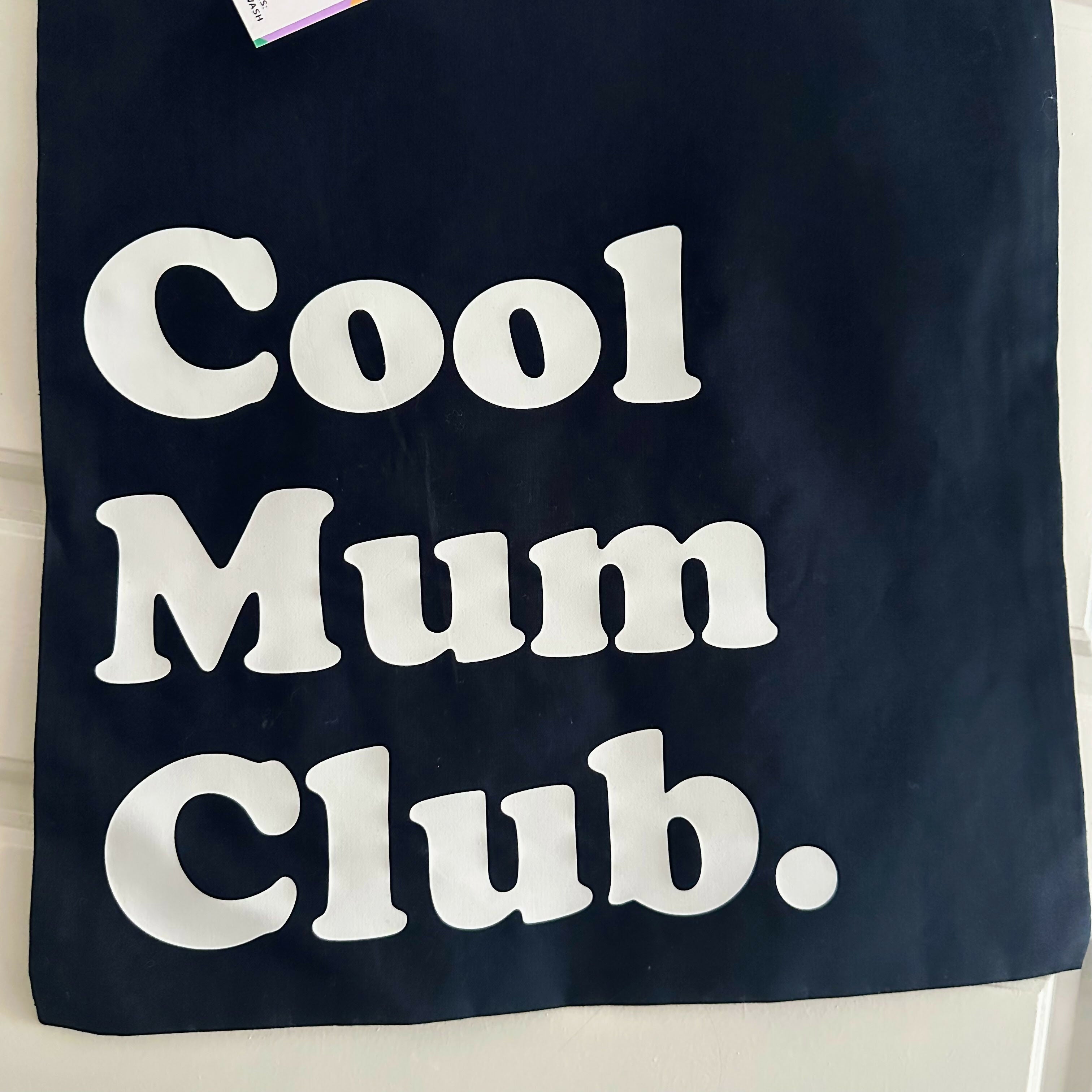 Cool Mum Club Cotton Tote Bag