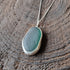 Sea Glass and Silver Pendant