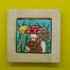 Mini Toadstool and Hedgehog Framed Tile