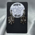 Pierced Skeleton Earrings