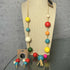 Rainbow Bead Necklace & Earrings Set