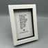 Original Poem - Multiple Options (A6 Box Frame)
