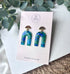 Ocean Dream Collection - Arch Polymer Clay Earrings