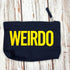 Cute Insult Navy Cotton Pencil case