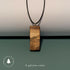 Natural Wood Grain Rectangle Pendant