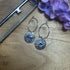 Lovely Silver plated Eye Charm Hoops