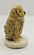 Ceramic Eurasian Eagle Owl Sculpture - "Yoll"