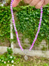 Rondel bead Charm necklace